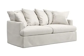 Menard 3-sits Djup Tygsoffa - Beige - Möbler - Vardagsrum - Soffor - 3-sits soffor