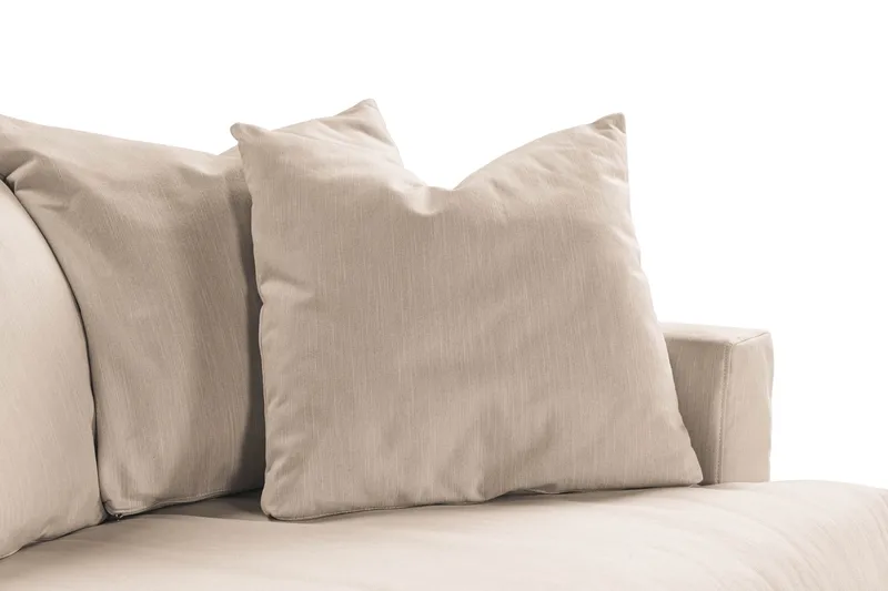 Menard 3-sits Djup Tygsoffa - Beige - Möbler - Vardagsrum - Soffor - 3-sits soffor