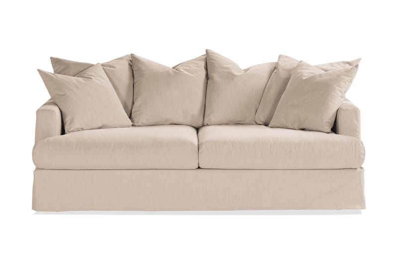 Menard 3-sits Djup Tygsoffa - Beige - Möbler - Vardagsrum - Soffor - 3-sits soffor