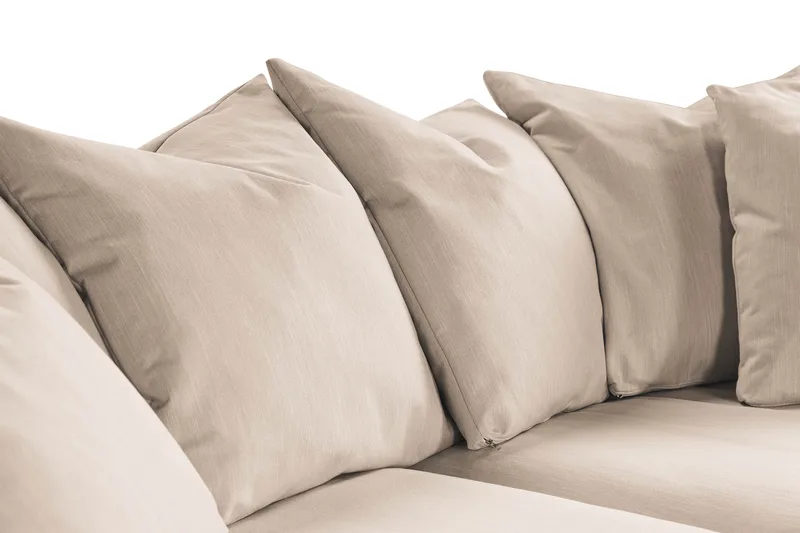 Menard 3-sits Djup Tygsoffa - Beige - Möbler - Vardagsrum - Soffor - 3-sits soffor