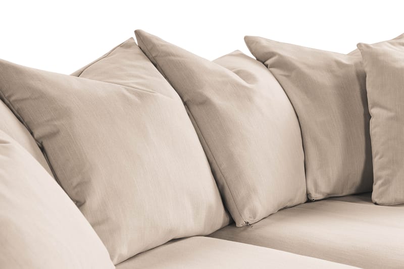 Menard 3-sits Djup Tygsoffa - Beige - Möbler - Vardagsrum - Soffor - 3-sits soffor