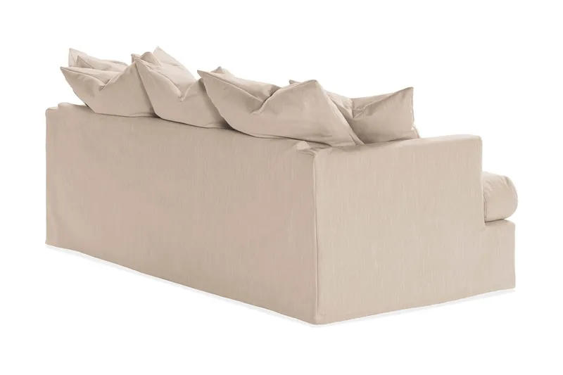 Menard 3-sits Djup Tygsoffa - Beige - Möbler - Vardagsrum - Soffor - 3-sits soffor
