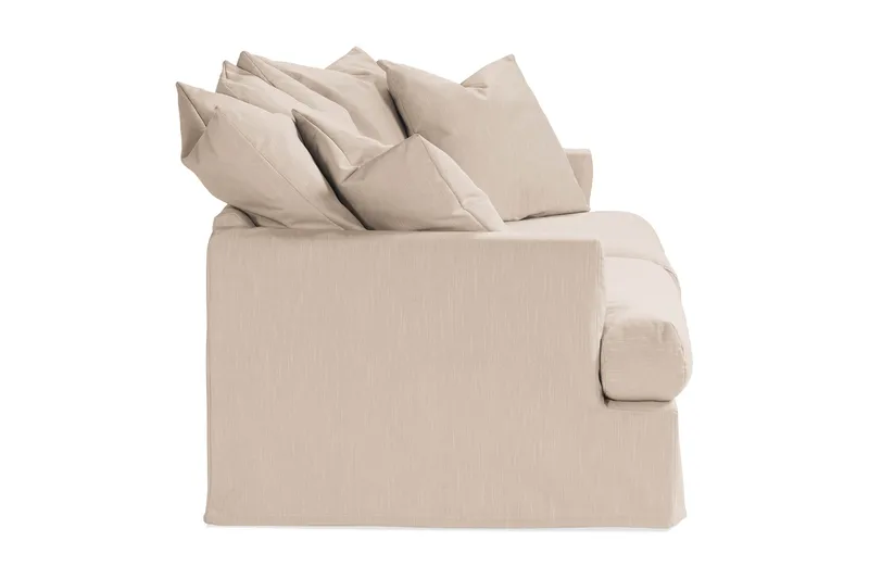 Menard 3-sits Djup Tygsoffa - Beige - Möbler - Vardagsrum - Soffor - 3-sits soffor