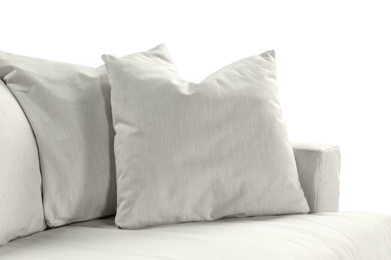 Menard 3-sits Djup Tygsoffa - Ljusgrå - Möbler - Vardagsrum - Soffor - 3-sits soffor