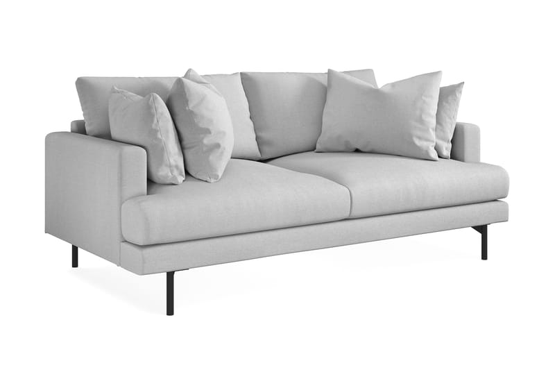 Menard 3-sits Djup Tygsoffa - Ljusgrå - Möbler - Vardagsrum - Soffor - 3-sits soffor