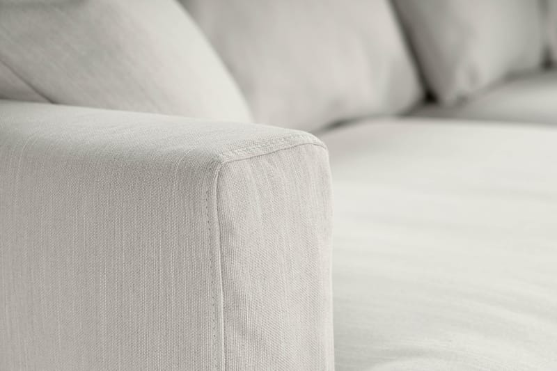 Menard 3-sits Djup Tygsoffa - Ljusgrå - Möbler - Vardagsrum - Soffor - 3-sits soffor