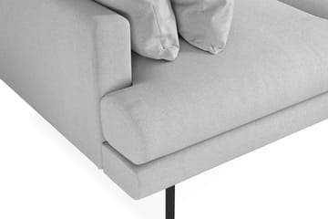 Menard 3-sits Djup Tygsoffa - Ljusgrå - Möbler - Vardagsrum - Soffor - 3-sits soffor