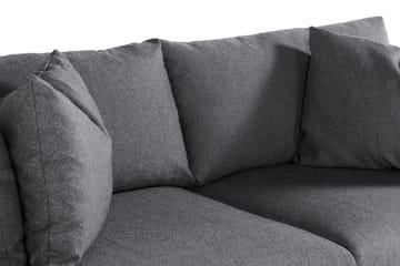 Menard 3-sits Djup Tygsoffa - Mörkgrå - Möbler - Vardagsrum - Soffor - 3-sits soffor