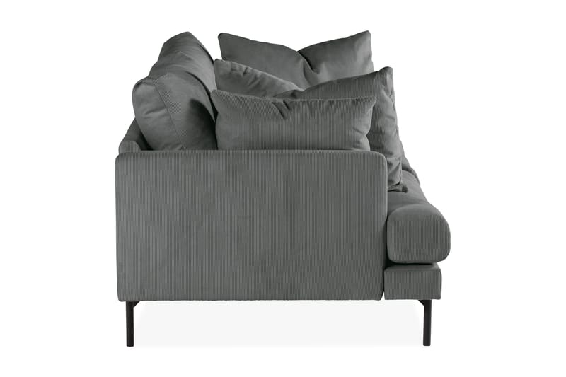 Menard 3-sits Manchestersoffa - Grå - Möbler - Vardagsrum - Soffor - 3-sits soffor