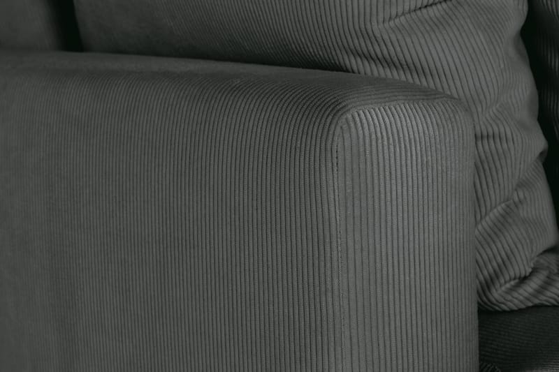 Menard 3-sits Manchestersoffa - Grå - Möbler - Vardagsrum - Soffor - 3-sits soffor