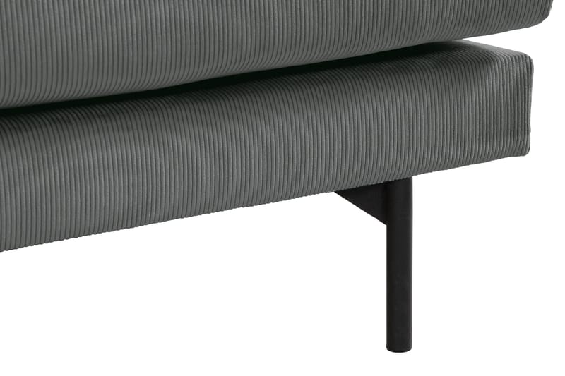 Menard 3-sits Manchestersoffa - Grå - Möbler - Vardagsrum - Soffor - 3-sits soffor
