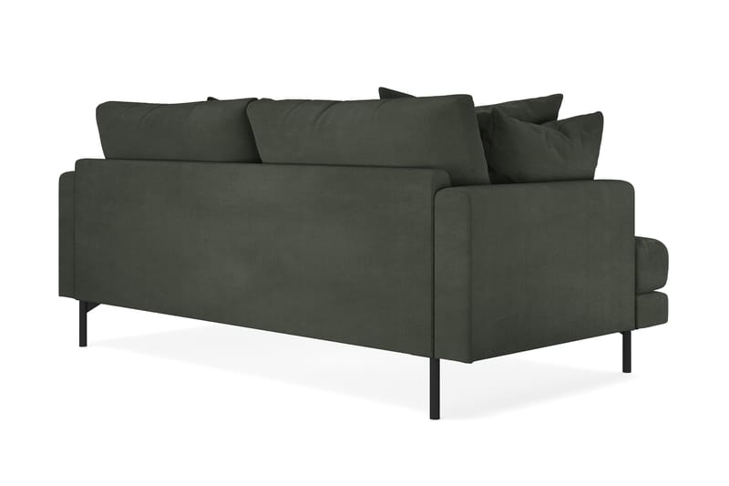 Menard 3-sits Manchestersoffa - Mörkgrön - Möbler - Vardagsrum - Soffor - 3-sits soffor