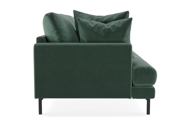 Menard 3-sits Sammetssoffa - Mörkgrön - Möbler - Vardagsrum - Soffor - 3-sits soffor