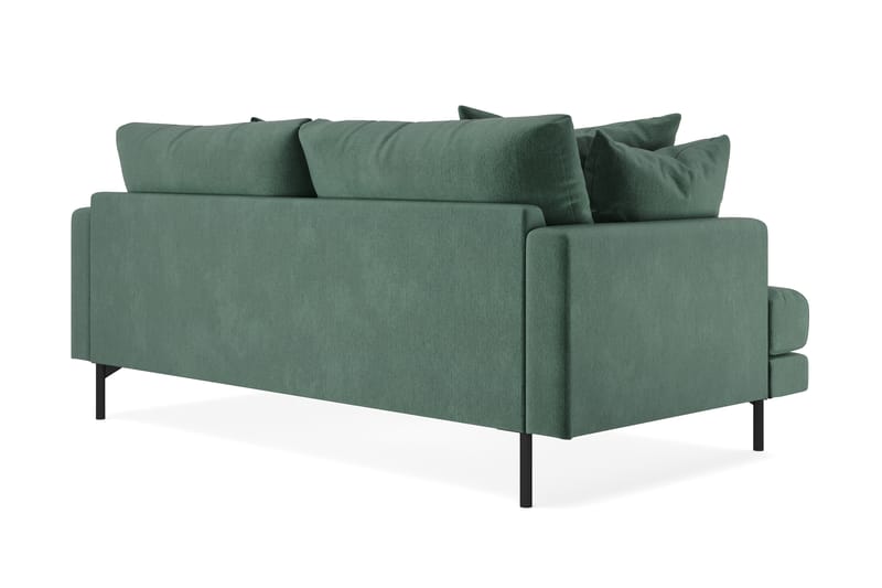 Menard 3-sits Sammetssoffa - Mörkgrön - Möbler - Vardagsrum - Soffor - 3-sits soffor