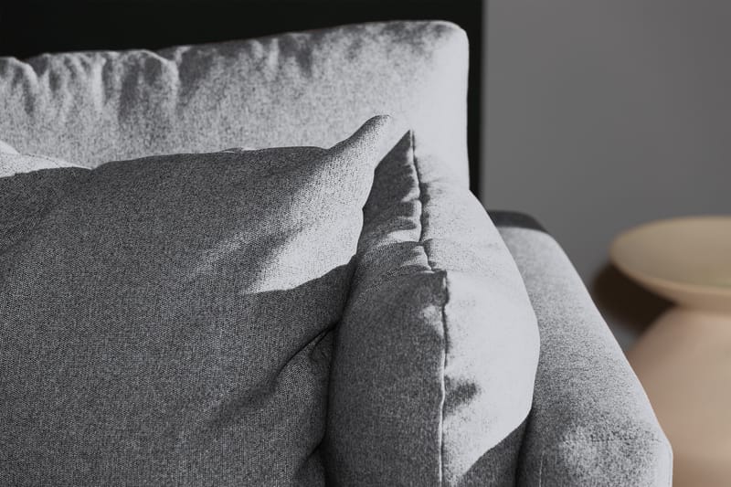 Menard 3-sits Soffa Grå/Svart - Möbler - Vardagsrum - Soffor - 3-sits soffor