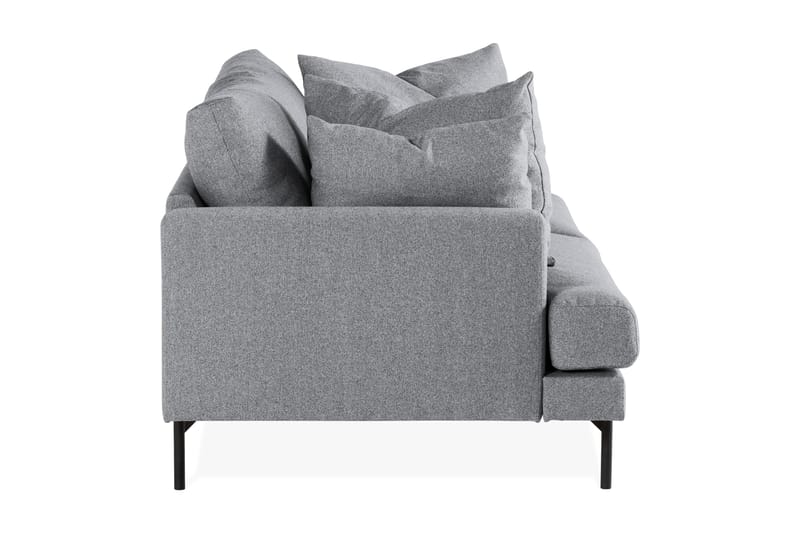 Menard 3-sits Soffa Grå/Svart - Möbler - Vardagsrum - Soffor - 3-sits soffor