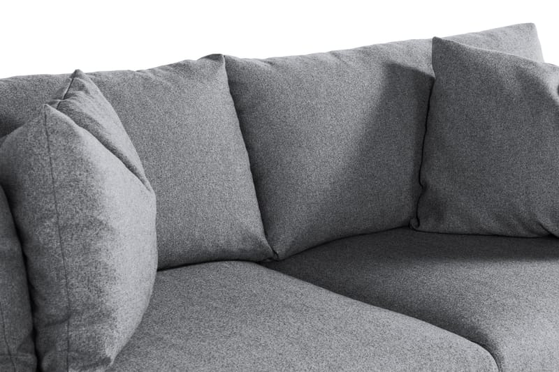 Menard 3-sits Soffa Grå/Svart - Möbler - Vardagsrum - Soffor - 3-sits soffor