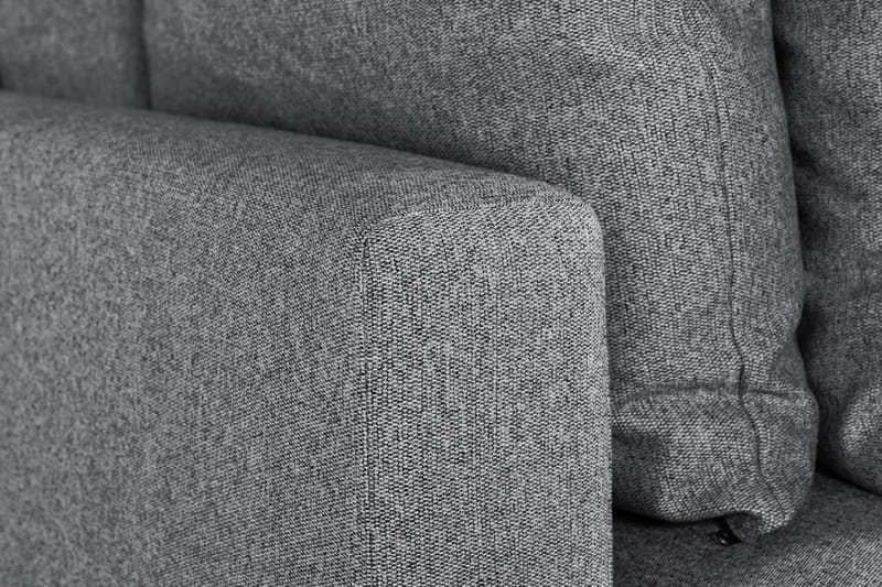 Menard 3-sits Soffa Grå/Svart - Möbler - Vardagsrum - Soffor - 3-sits soffor