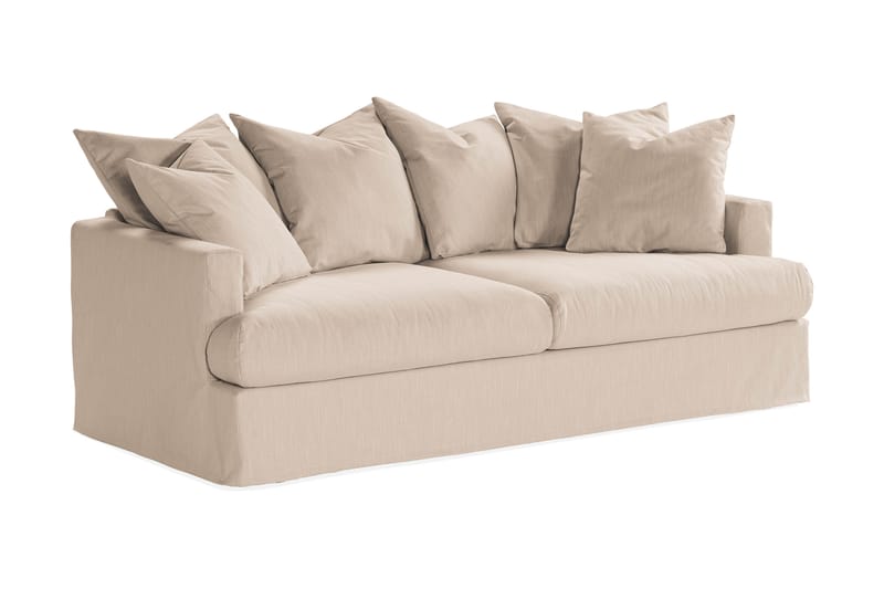 Menard 3-sits Tygsoffa - Beige - Möbler - Vardagsrum - Soffor - 3-sits soffor