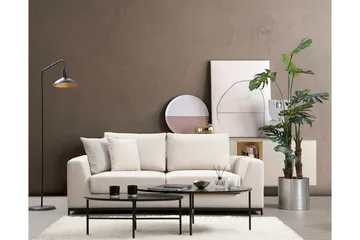 Mezonzo 3-sits Soffa - Beige - Möbler - Vardagsrum - Soffor - 3-sits soffor