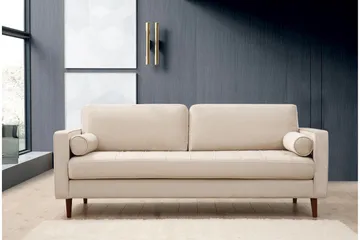 Mirrilnesh Soffa 3-sits - Beige - Möbler - Vardagsrum - Soffor - 3-sits soffor