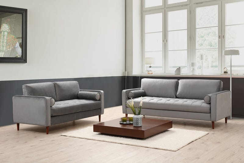 Mirrilnesh Soffa 3-sits - Ljusgrå - Möbler - Vardagsrum - Soffor - 3-sits soffor