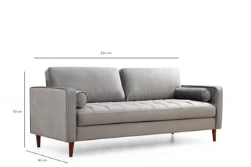 Mirrilnesh Soffa 3-sits - Ljusgrå - Möbler - Vardagsrum - Soffor - 3-sits soffor