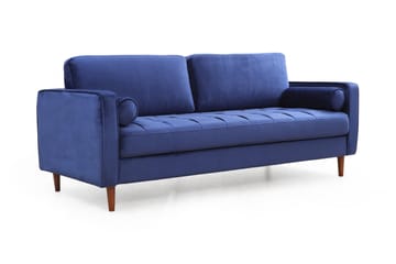 Mirrilnesh Soffa 3-sits - Marinblå - Möbler - Vardagsrum - Soffor - 3-sits soffor