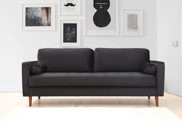 Mirrilnesh Soffa 3-sits - Svart - Möbler - Vardagsrum - Soffor - 3-sits soffor