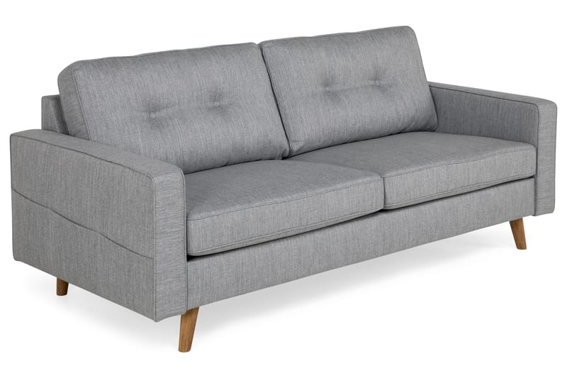 Monroe 3-sits Tygsoffa - Ljusgrå - Möbler - Vardagsrum - Soffor - 3-sits soffor