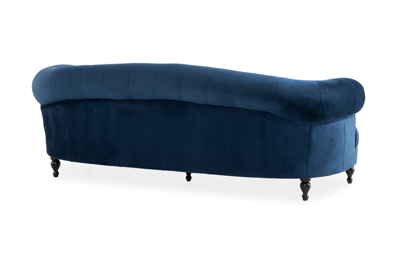 MOSLANDER 3-sits Soffa Blå - 3-sits soffor - chesterfield soffor