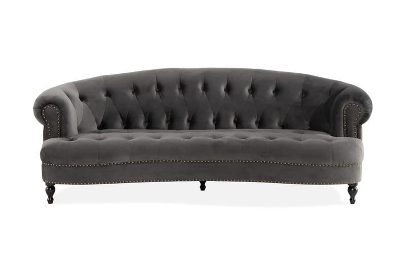 MOSLANDER 3-sits Soffa Grå - 3-sits soffor - chesterfield soffor