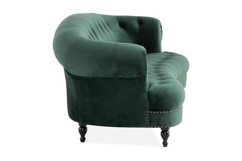 MOSLANDER 3-sits Soffa Grön - 3-sits soffor - chesterfield soffor