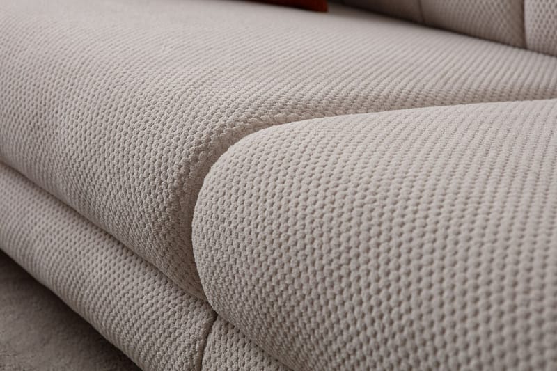 Munemori 3-sits Soffa 240x80x95 cm - Beige - Möbler - Vardagsrum - Soffor - 3-sits soffor