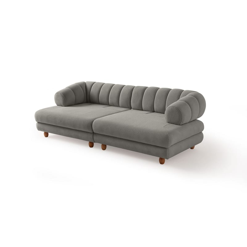 Munemori 3-sits Soffa 240x80x95 cm - Grå - Möbler - Vardagsrum - Soffor - 3-sits soffor