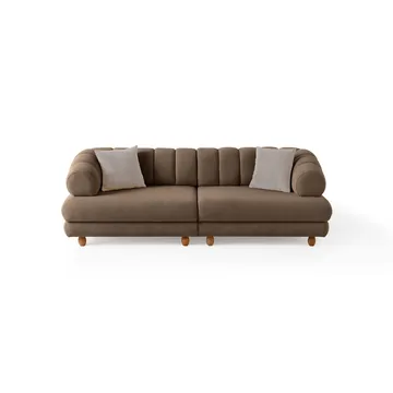 Munemori 3-sits Soffa 240x80x95 cm - Latte - Möbler - Vardagsrum - Soffor - 3-sits soffor