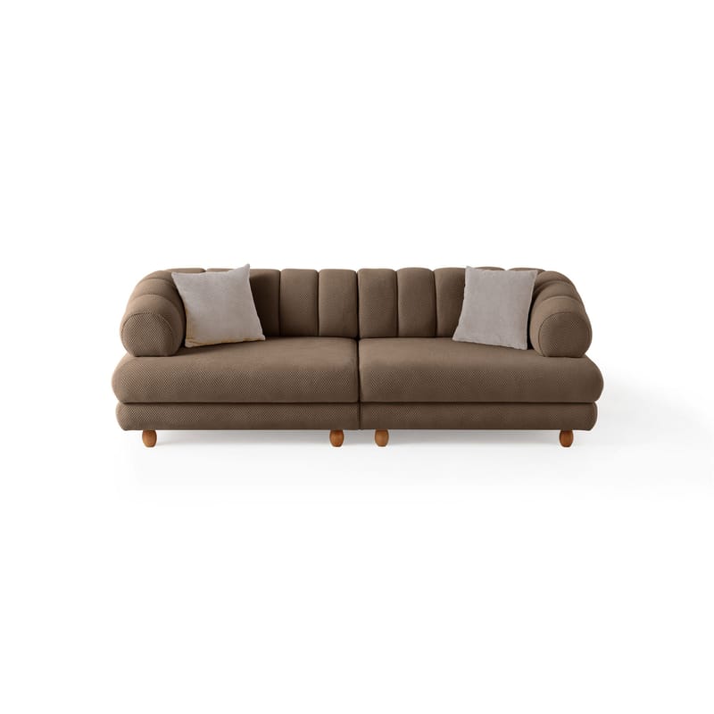 Munemori 3-sits Soffa 240x80x95 cm - Latte - Möbler - Vardagsrum - Soffor - 3-sits soffor