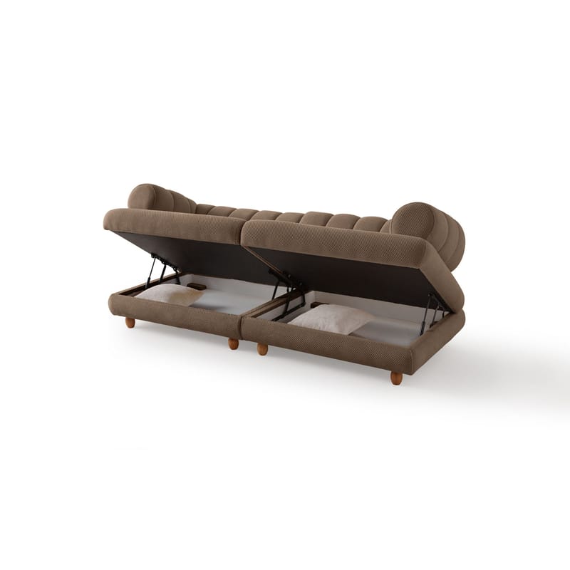Munemori 3-sits Soffa 240x80x95 cm - Latte - Möbler - Vardagsrum - Soffor - 3-sits soffor