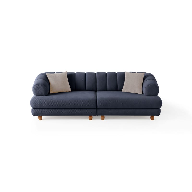 Munemori 3-sits Soffa 240x80x95 cm - Marinblå - Möbler - Vardagsrum - Soffor - 3-sits soffor