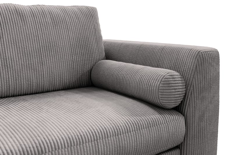 NASHVILLE LYX 3-sits Soffa Mörkgrå/Krom - Möbler - Vardagsrum - Soffor - 3-sits soffor