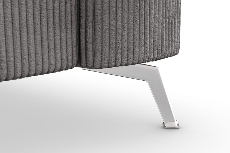 NASHVILLE LYX 3-sits Soffa Mörkgrå/Krom - Möbler - Vardagsrum - Soffor - 3-sits soffor