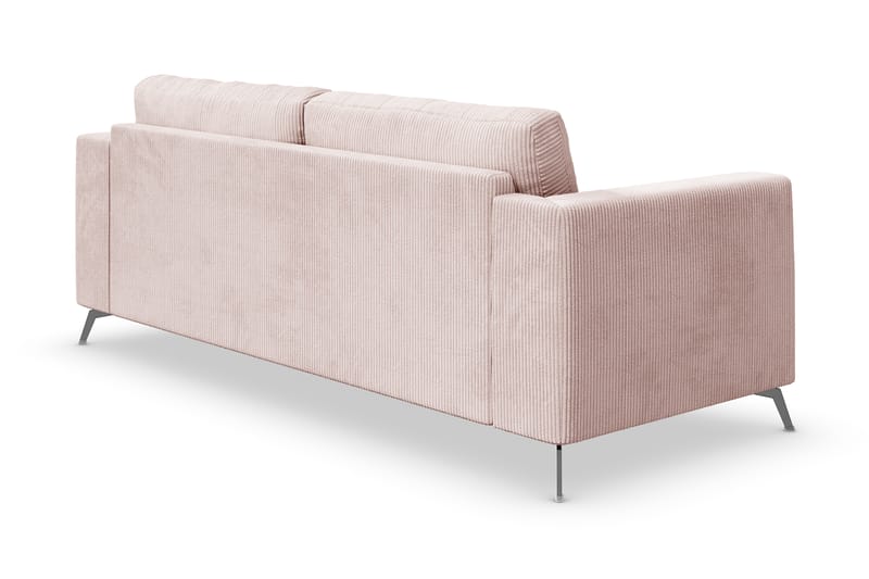 NASHVILLE LYX 3-sits Soffa Rosa/Svart - Möbler - Vardagsrum - Soffor - 3-sits soffor
