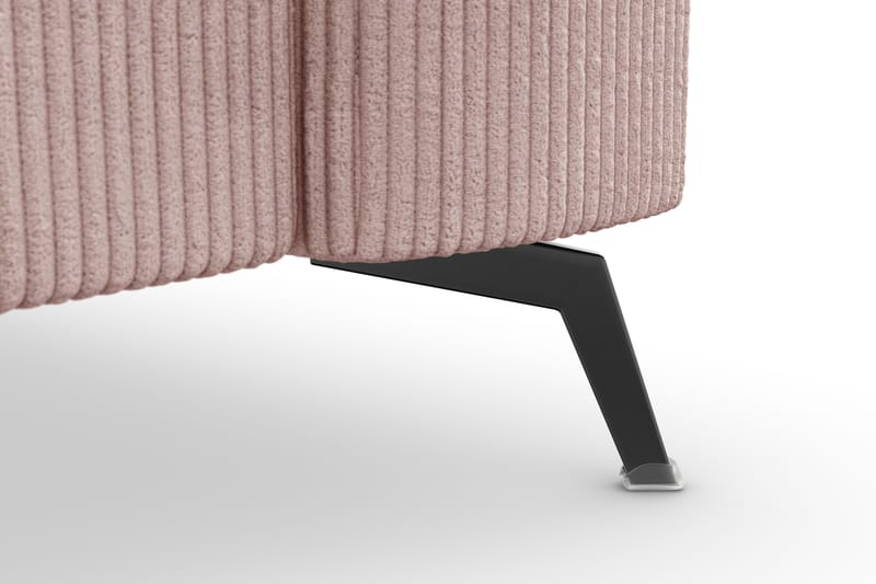 NASHVILLE LYX 3-sits Soffa Rosa/Svart - Möbler - Vardagsrum - Soffor - 3-sits soffor
