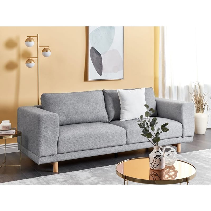3-sits soffa Nivala - Grå - Möbler - Vardagsrum - Soffor - 3-sits soffor