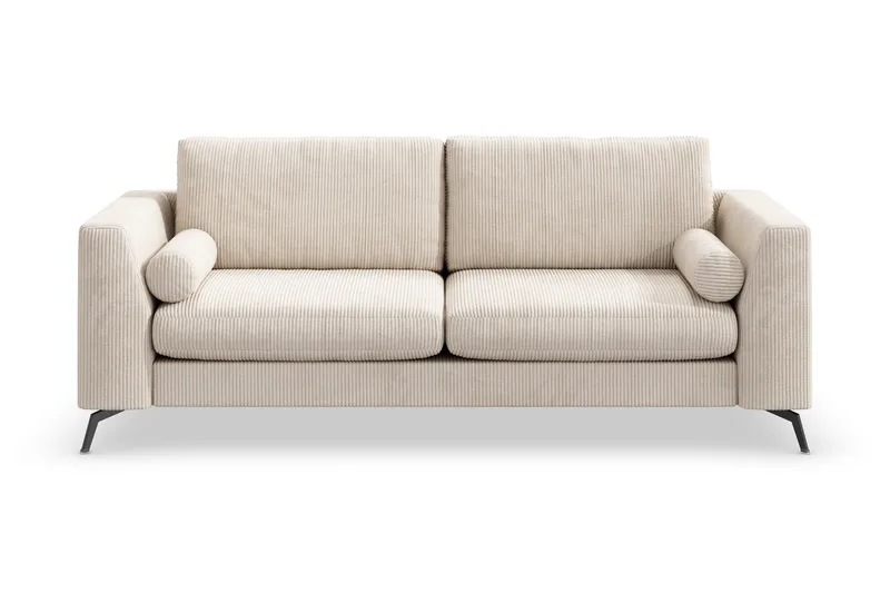 Ocean Lyx 3-sits Manchestersoffa - Beige - Möbler - Vardagsrum - Soffor - 3-sits soffor