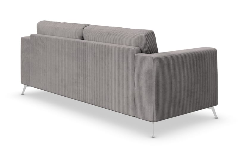 Ocean Lyx 3-sits Manchestersoffa - Mörkgrå - Möbler - Vardagsrum - Soffor - 3-sits soffor