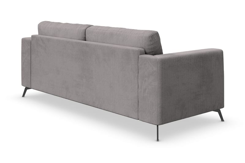 Ocean Lyx 3-sits Manchestersoffa - Mörkgrå - Möbler - Vardagsrum - Soffor - 3-sits soffor