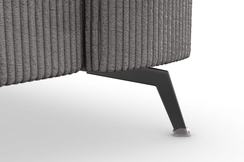 Ocean Lyx 3-sits Manchestersoffa - Mörkgrå - Möbler - Vardagsrum - Soffor - 3-sits soffor