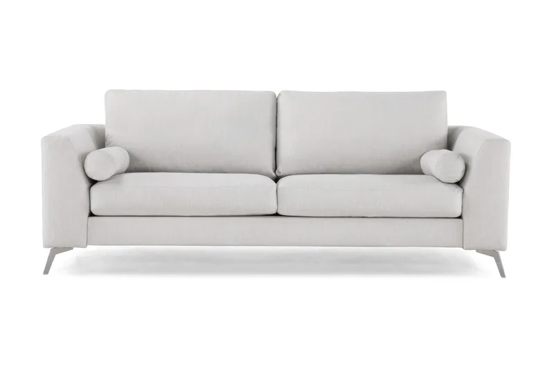 Ocean Lyx 3-sits Tygsoffa - Ljusgrå - Möbler - Vardagsrum - Soffor - 3-sits soffor