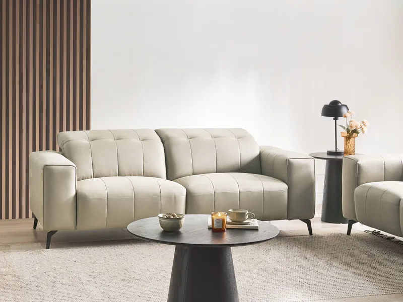 3-sits soffa Ommel - Ljusbeige - Möbler - Vardagsrum - Soffor - 3-sits soffor